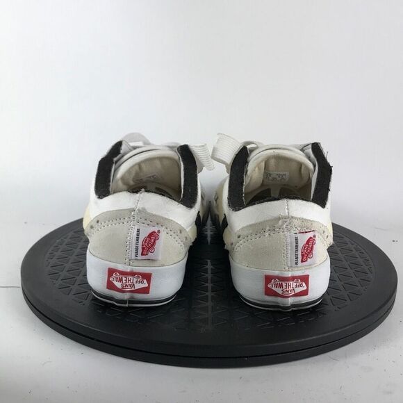 Vans Old Skool Deconstructed Marshmallow 2 White/Black Women’s Size 5.5 - Picture 6 of 12